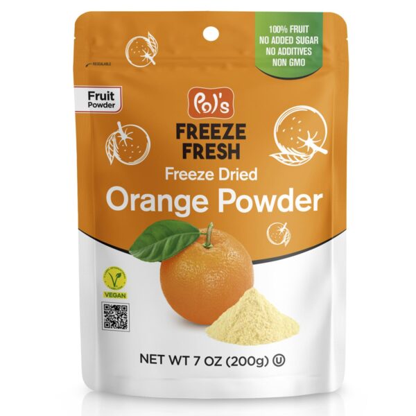 7 Oz Freeze Dried Orange  Powder