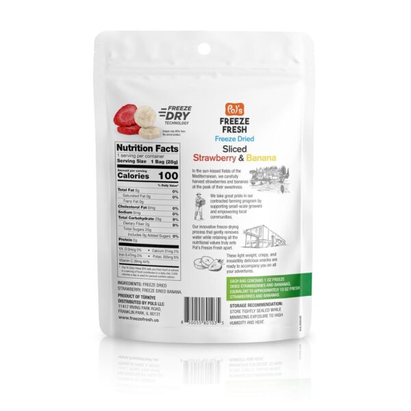 2 Pack Whole Strawberry - 2 Pack Sliced Apple - 2 Pack Sliced Strawberry & Banana Mix - 1 Oz Each - Image 3