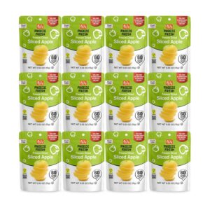 12 Pack Sliced Freeze Dried Apple - 0.53 Oz Each